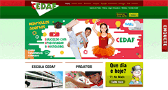 Desktop Screenshot of cedaf.com.br