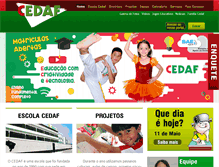 Tablet Screenshot of cedaf.com.br